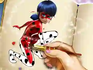 Dotted Girl Coloring Book — безплатна онлайн игра