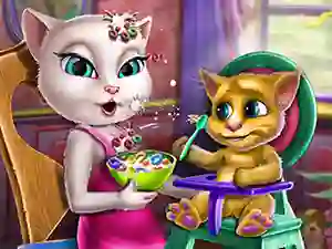 Angela Toddler Feed — безплатна онлайн игра
