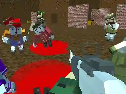 Blocky Warfare The Aweper Zombie — безплатна онлайн игра