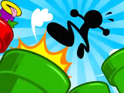 Stickman Bouncing — безплатна онлайн игра