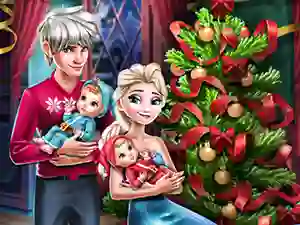 Elsa Family Christmas — безплатна онлайн игра