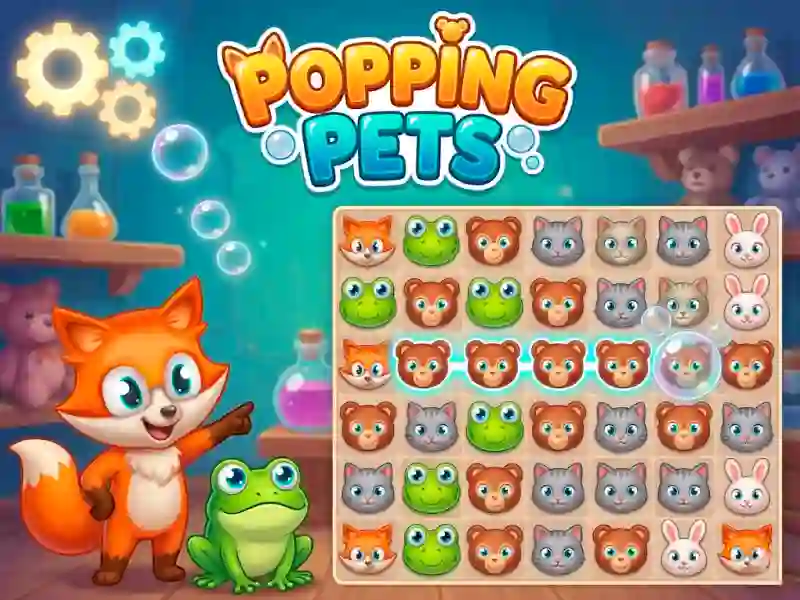 Popping Pets — безплатна онлайн игра