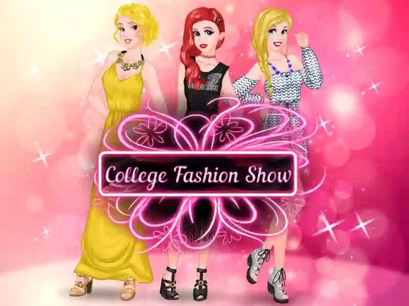 College Fashion Show — безплатна онлайн игра