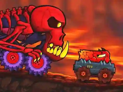 Car Eats Car: Volcanic Adventure — безплатна онлайн игра