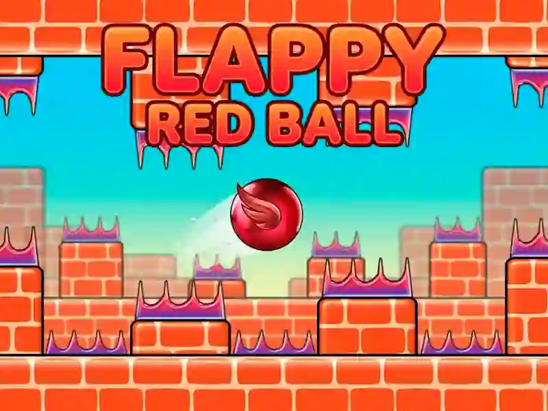 Flappy red ball — безплатна онлайн игра