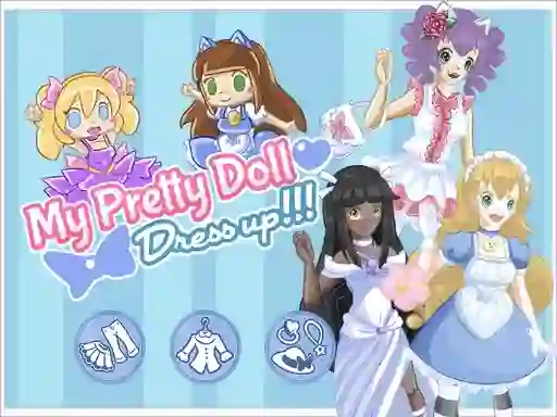 My pretty doll : Dress up — безплатна онлайн игра