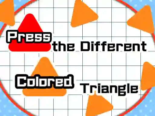 Press The Different Colored Triangle — безплатна онлайн игра