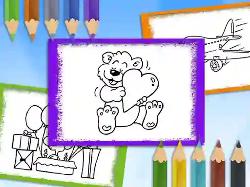 Cartoon Coloring Book — безплатна онлайн игра