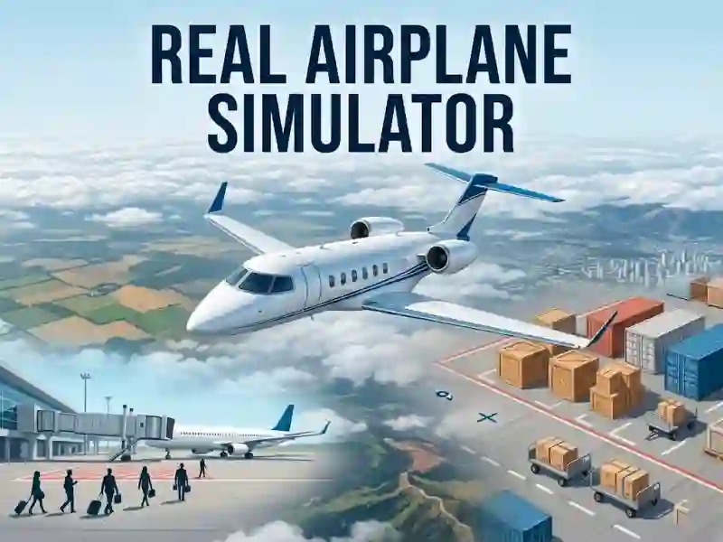 Real Airplane Simulator — безплатна онлайн игра