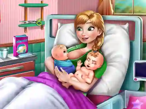 Ice Princess Twins Birth — безплатна онлайн игра