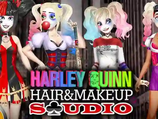 Harley Quinn Hair and Makeup Studio — безплатна онлайн игра