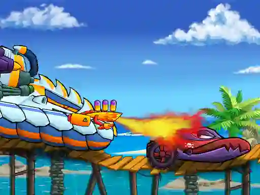 Car Eats Car Sea Adventure — безплатна онлайн игра