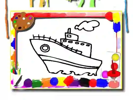 Back To School: Cartoon Coloring Time — безплатна онлайн игра