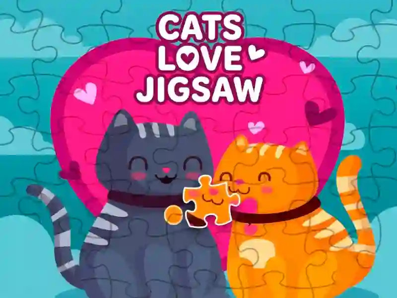 Cats love jigsaw — безплатна онлайн игра