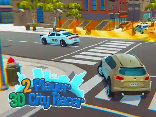 2 Player 3D City Racer — безплатна онлайн игра