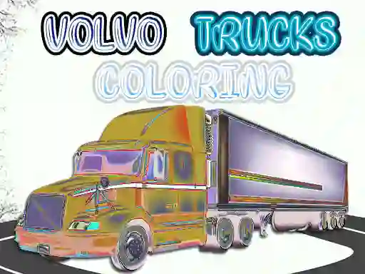 Volvo Trucks Coloring — безплатна онлайн игра