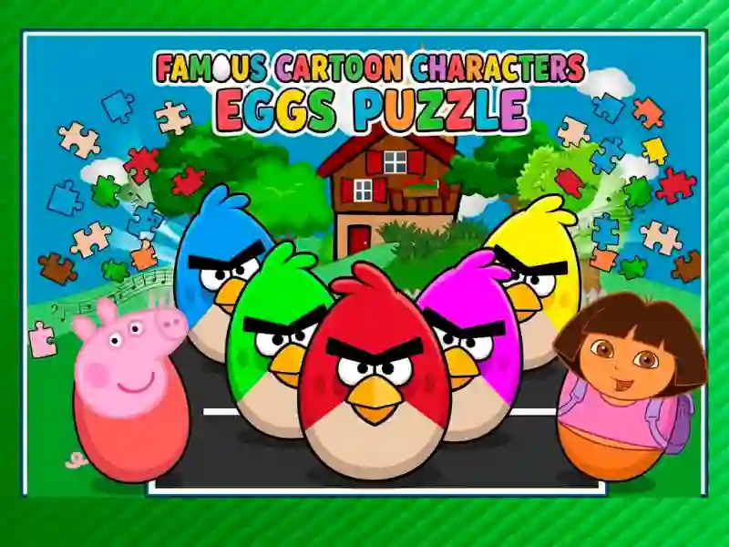 Famous Cartoon Characters Eggs — безплатна онлайн игра