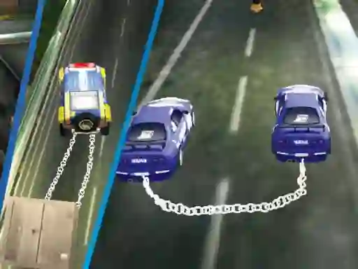 Chained Impossible Driving Police Cars — безплатна онлайн игра