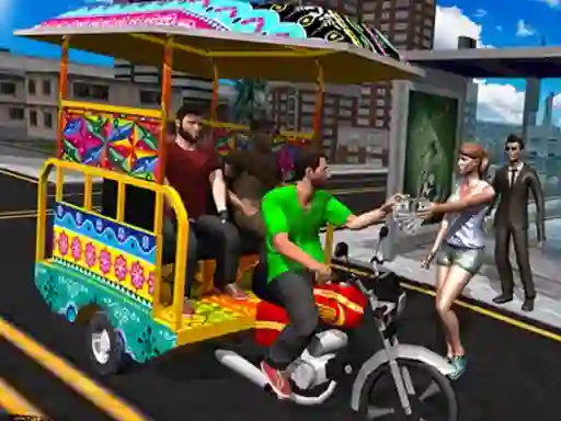 TukTuk Chingchi Rickshaw 3D — безплатна онлайн игра