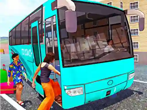 Off Road bus Transport Driver: Tourist Coach Sim — безплатна онлайн игра