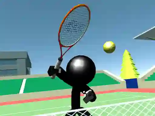Stickman Tennis 3D — безплатна онлайн игра