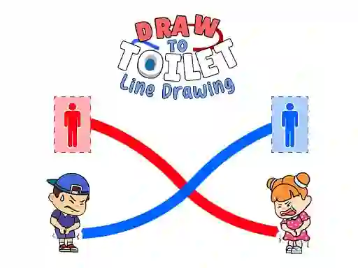 Draw To Toilet Line Drawing — безплатна онлайн игра