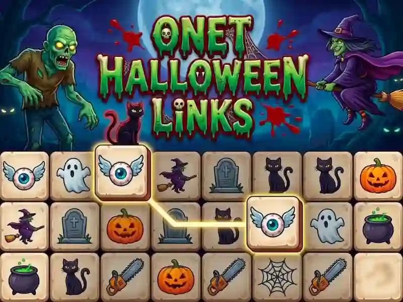 ONet Halloween Links — безплатна онлайн игра
