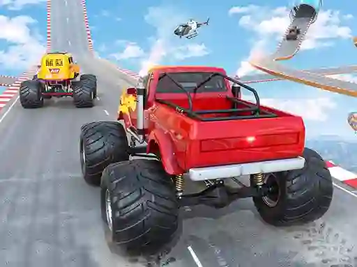 Mega Ramp Monster Truck Race — безплатна онлайн игра
