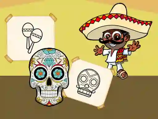 Crazy Mexican Coloring — безплатна онлайн игра