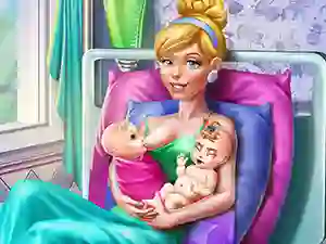 Cinderella Twins Birth — безплатна онлайн игра