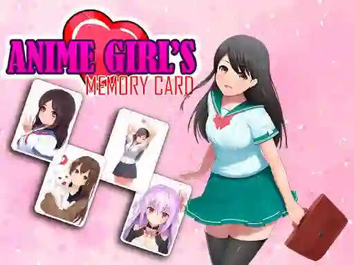 Anime Girls Memory Card — безплатна онлайн игра