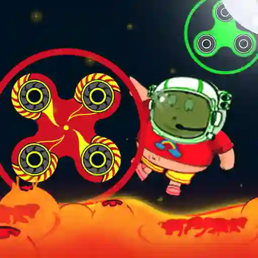 Spinner Astro the Floor is Lava — безплатна онлайн игра