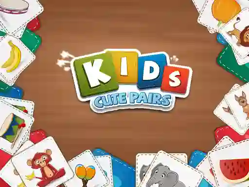 Kids Cute Pairs — безплатна онлайн игра