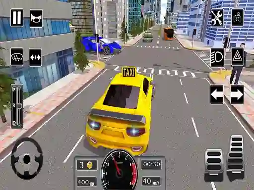 Modern City Taxi Car Simulator — безплатна онлайн игра
