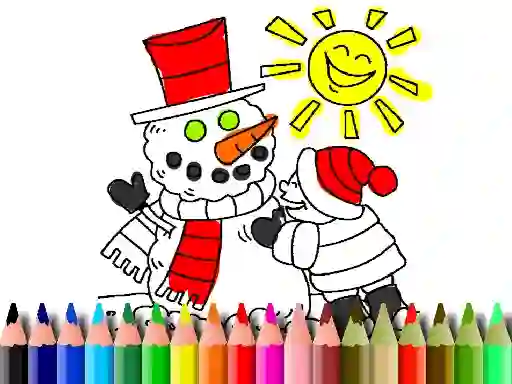 Back To School: Winter Time Coloring — безплатна онлайн игра
