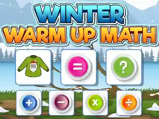 Winter Warm Up Math — безплатна онлайн игра