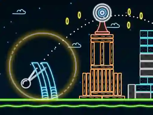 Neon Catapult — безплатна онлайн игра
