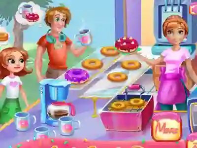 Annie Cooking Donuts — безплатна онлайн игра