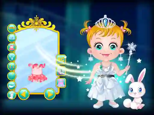 Baby Hazel Ice Princess Dressup — безплатна онлайн игра