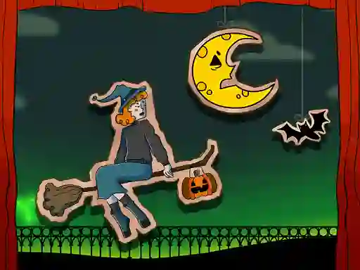 Halloween Witch Fly — безплатна онлайн игра