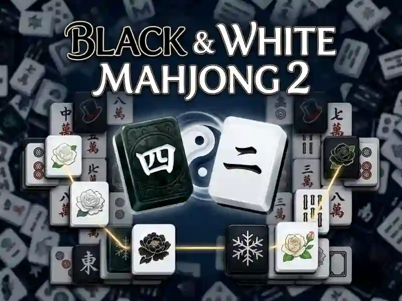 Black & White Mahjong 2 — безплатна онлайн игра