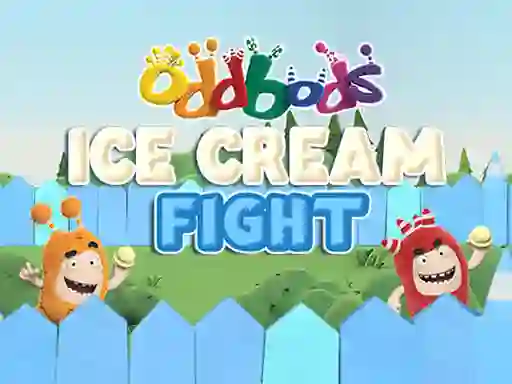 Oddbods Ice Cream Fight — безплатна онлайн игра