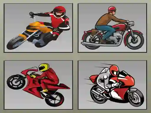 Racing Motorcycles Memory — безплатна онлайн игра