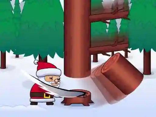 Lumberjack Santa — безплатна онлайн игра