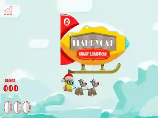 FlappyCat Crazy Christmas — безплатна онлайн игра