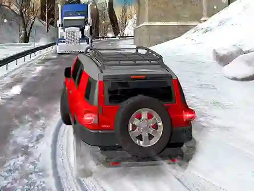 Heavy Jeep Winter Driving — безплатна онлайн игра