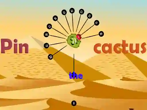 Pin the cactus — безплатна онлайн игра