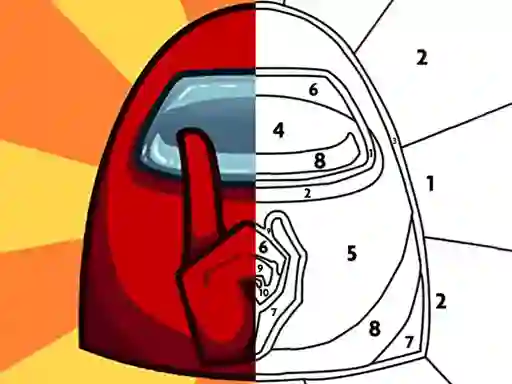 Among Them Coloring Book — безплатна онлайн игра