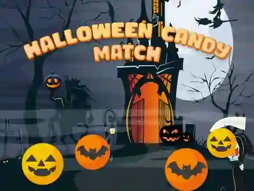 Halloween Candy Match — безплатна онлайн игра