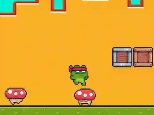 Ninja Frog Adventure — безплатна онлайн игра